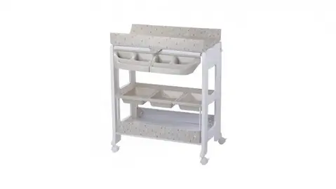 Table a langer avec baignoire + trotteur