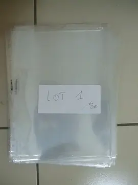 50 pochettes plastiques