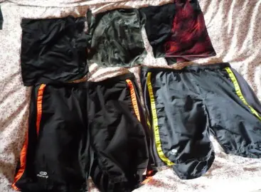 Lot de vêtements de sport fitness taille XXL, très bon état