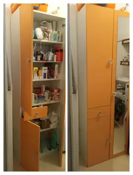 Meuble de salle de bain avec miroir