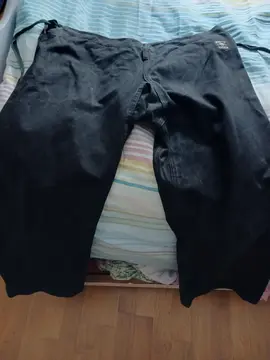 Pantalon noir arts martiaux sans élastique