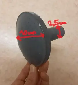 Pomme d'arrosoir - D 10cm / 2,5cm