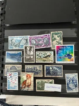 Lot 21 Timbres de France