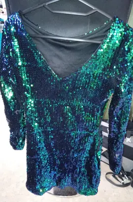 robe à sequins taille M