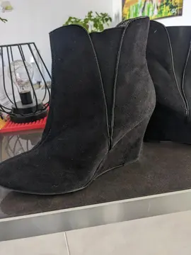 bottines noires taille 38