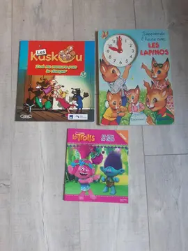 3 livres enfants.
