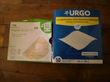 compresses et pansements