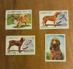 Timbres étrangers - Nouveaux chiens - Lot CH 2