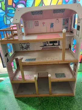 Maison, bois, enfant