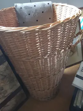 panier à linge osier