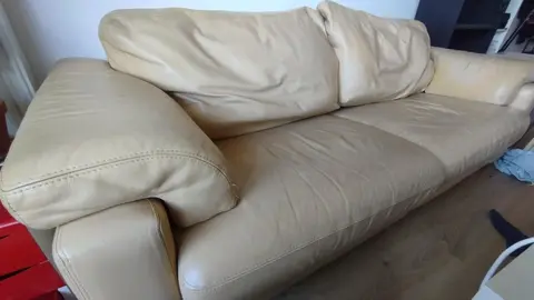 Canapé 3 places en cuir