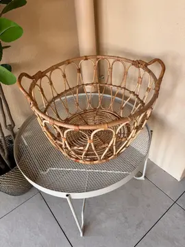 panier en osier IKEA