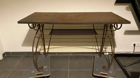 Bureau fer forgé
