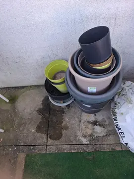 lots de pots pour fleurs et plantes + quelques soucoupes