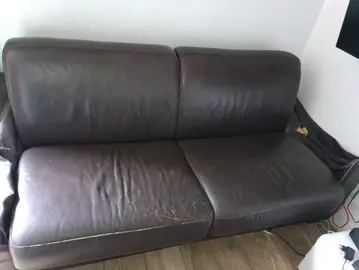 canapé en cuir