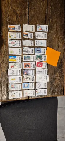 Timbre - timbres imprimés lot1