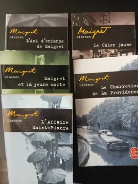 5 livres polars Maigret