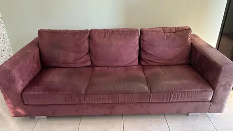 Canapé 3 places donné avec housse