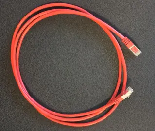 Câble Ethernet RJ45 Catégorie 6, longueur 2 mètres (au choix : Rouge / Jaune / Gris)