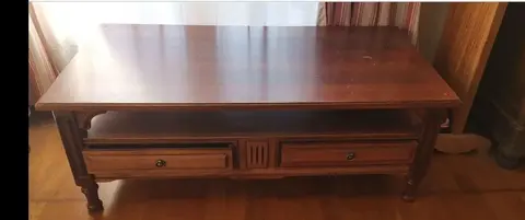 Table salon bois massif