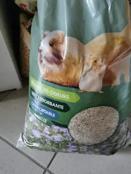 Nourriture et litière cobaye