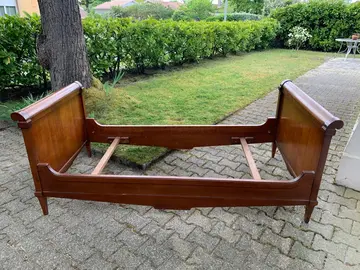 Lit bateau 90 et son sommier