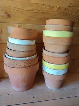 Pots en terre cuite