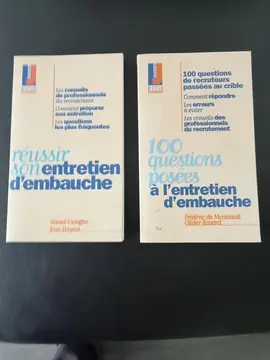 livres Réussir son entretien d'embauche