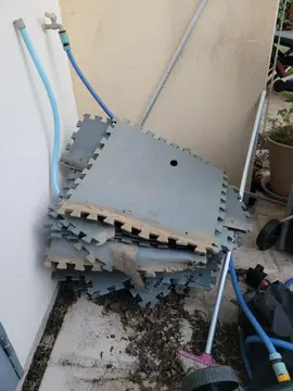 dalle mousse piscine