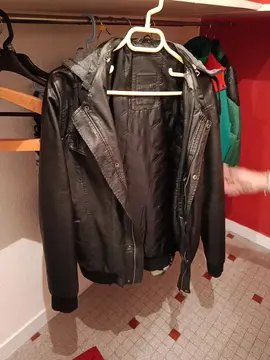 blouson en cuir KAPORAL