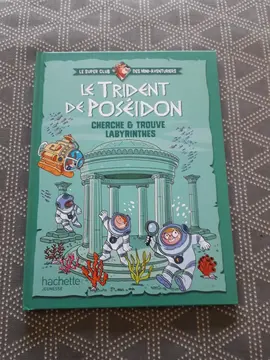 Livre McDo Le Trident de Poséidon