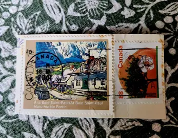 Timbres oblitérés Canada