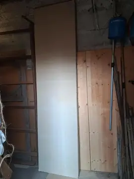 Donne chute plaque de placo avec isolant laine de roche 2m45 X 0,62 m ép 100 mm