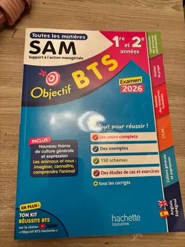 livre BTS support à l’action managériale