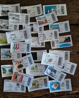 Timbres - Timbres imprimés (lot 6)