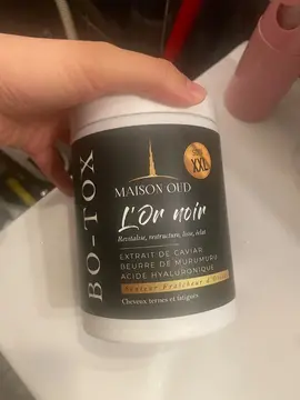 masque soin botox cheveux