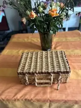 Petit panier de rangement en oier