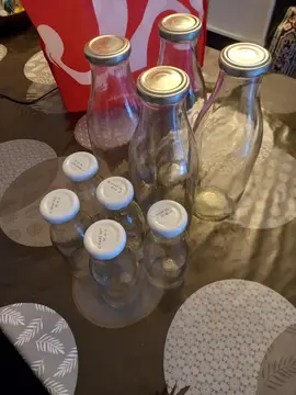 bouteilles en verre