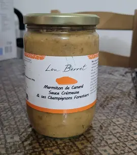 marmiton de canard et champignons