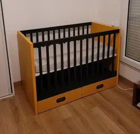 lit ikea bébé évolutif avec matelas et sommier