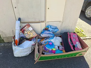 lot différents jouets