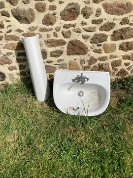 lavabo blanc céramique