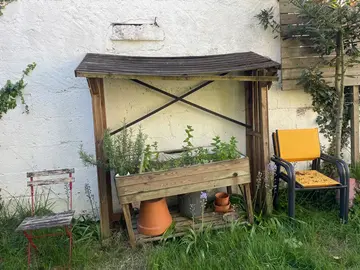 Auvent en bois