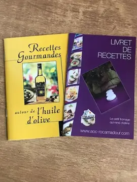 2 mini-livrets de recettes