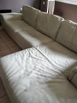canapé angle en cuir