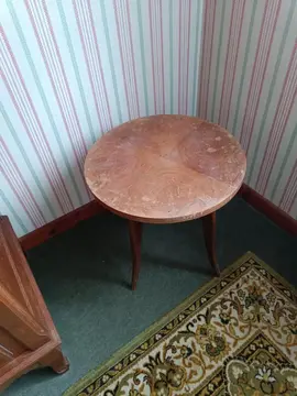 table basse ronde en bois