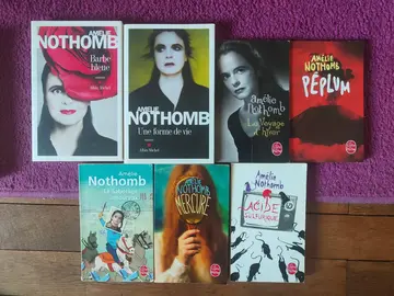 Plusieurs livres d'Amélie NOTHOMB