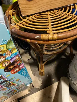petite table en osier