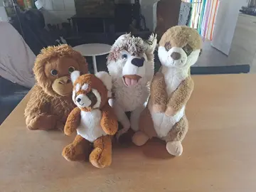 lot de peluches