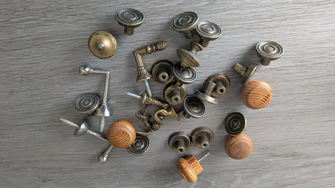 Lot de boutons de porte d'armoires